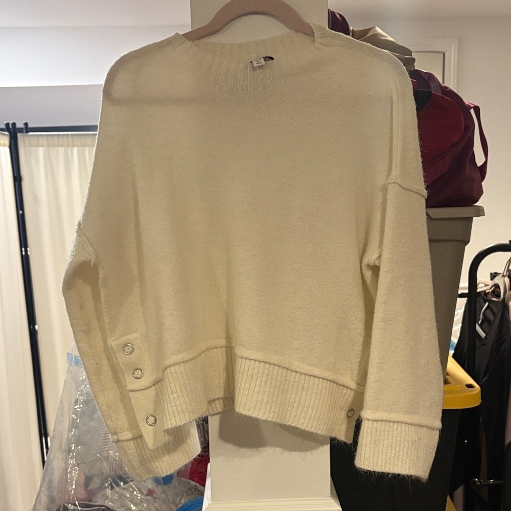 Cozy White Sweater Topshop